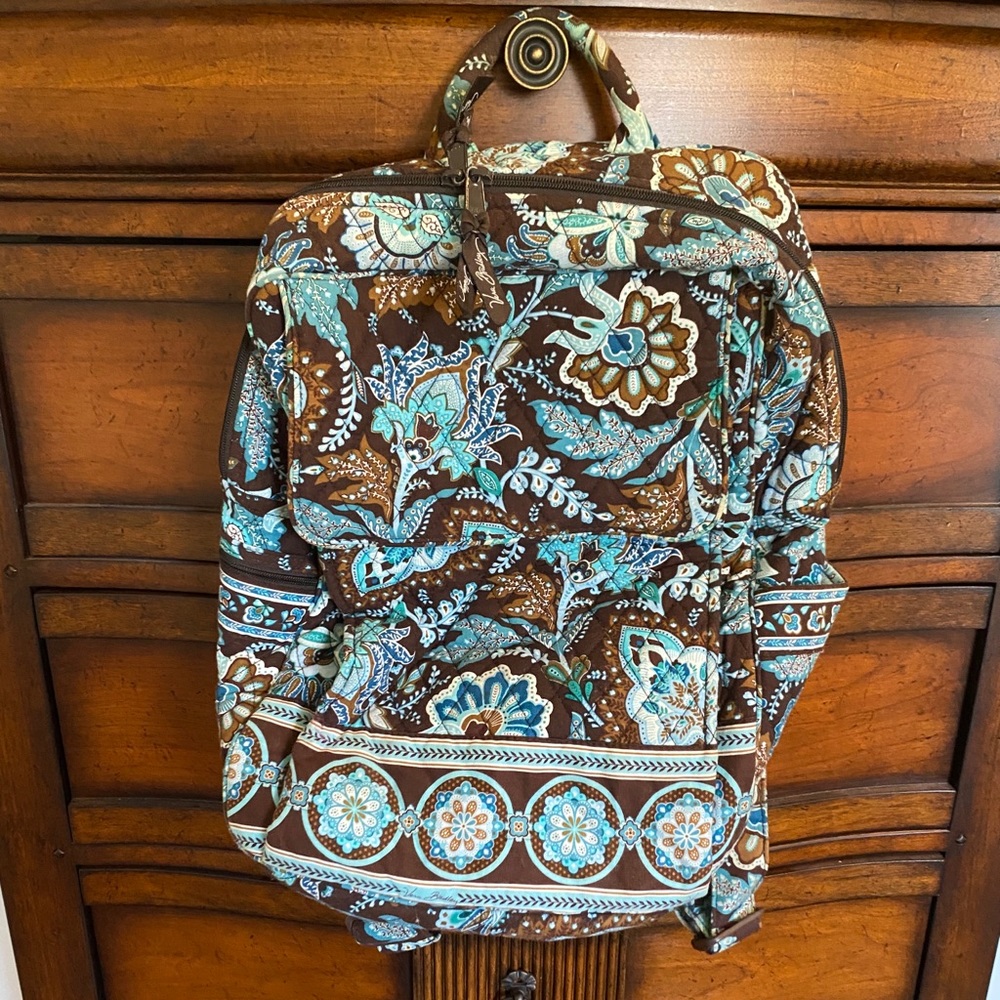 Vera Bradley Java blue backpack